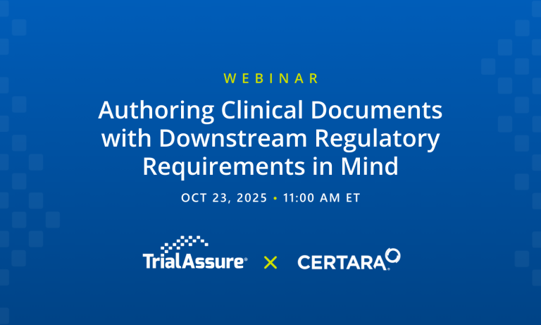 New Webinar Announced on Stronger Clinical Document Authoring Workflows with Certara & TrialAssure